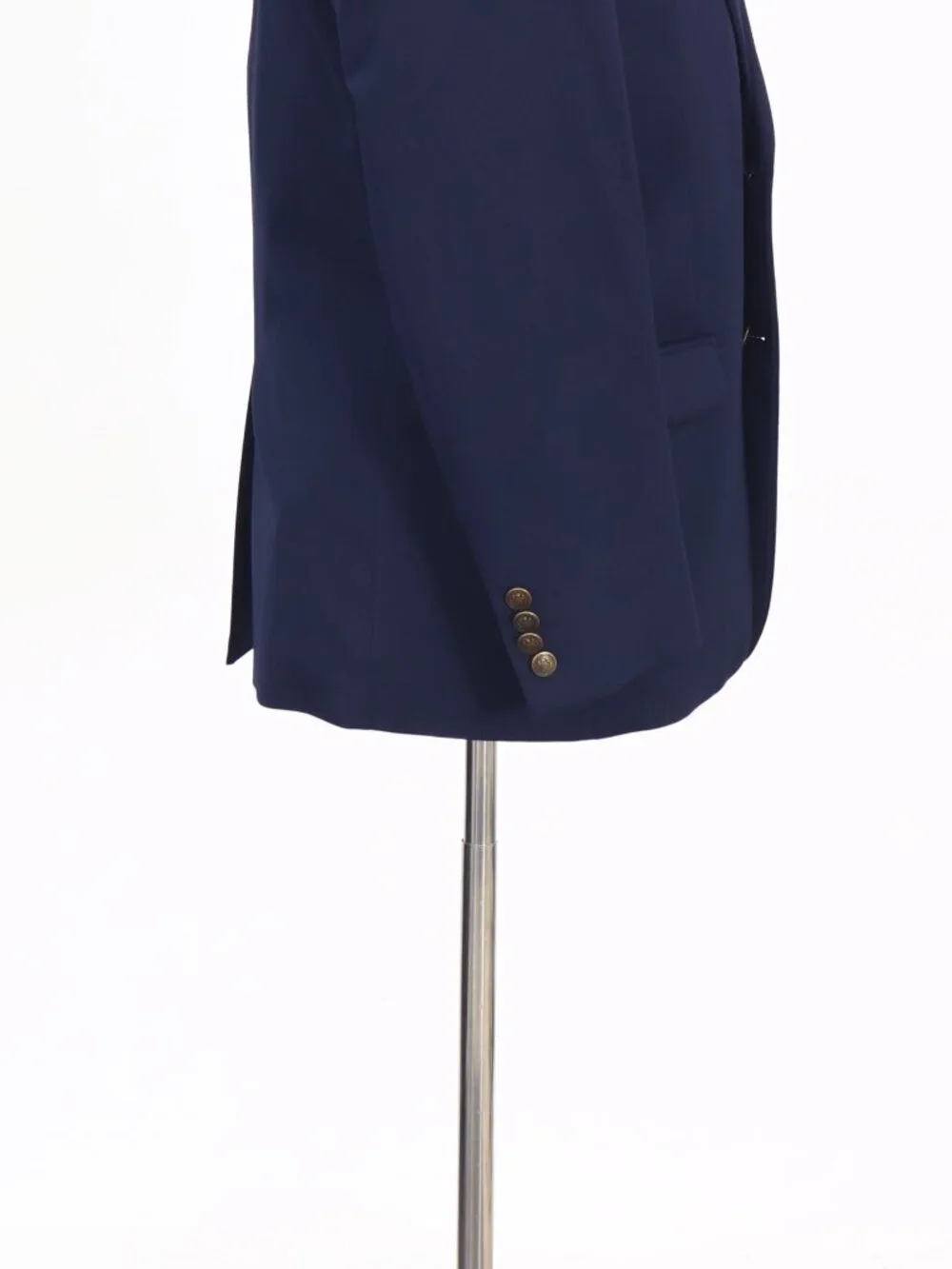 Chaps 40S Navy Blazer Sport Coat Jacket 2-Button Solid W888